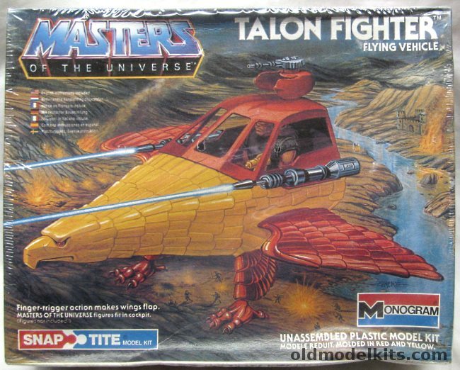 Monogram Talon Fighter Flying Vehicle Masters of the Universe, 6015 plastic model kit